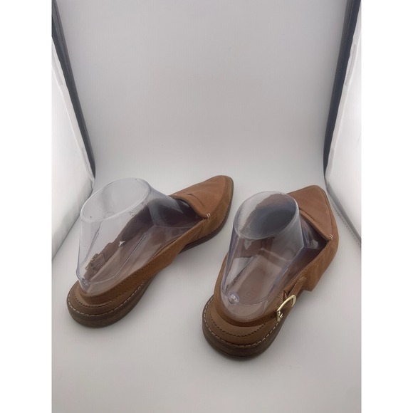Leather Suede pointed toe slingback flat sandals Sperry Saybrook women\'s‎ sz 10 main image 4
